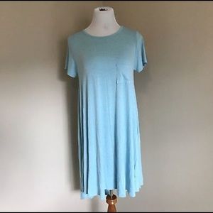 NWT XXS LuLaRoe Carly Light Blue